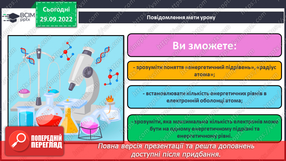 №13 - Поняття про енергетичні підрівні. Радіус атома.1