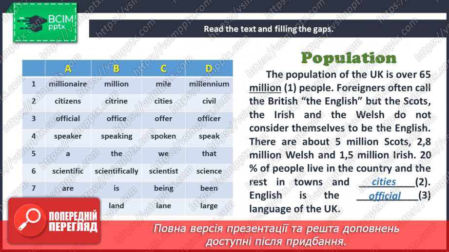 №089 - The Population of the UK.15 №089 - The Population of the UK.15