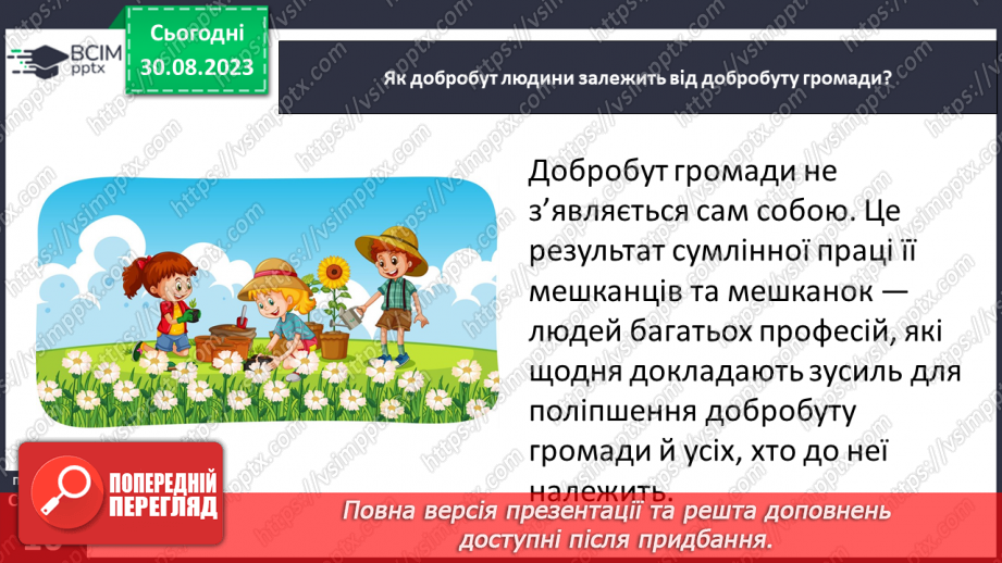 №02 - Добробут громади і умови життя. Складники суспільного добробуту.15