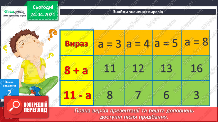 №028 - Прямокутник. Задачі на 2 дії. Складання задач за виразом. Порівняння іменованих чисел. Обчислення виразів зі змінною.4