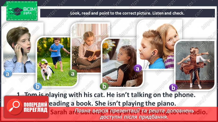 №061 - By the sea. “He/She/They is/are eating …”, “He/She/They isn’t/aren’t eating …”9 №061 - By the sea. “He/She/They is/are eating …”, “He/She/They isn’t/aren’t eating …”9