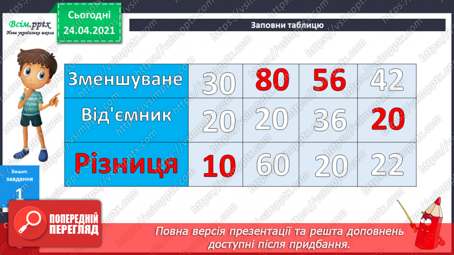 №006 - Знаходження невідомого зменшуваного. Задачі на знаходження невідомого зменшуваного.35