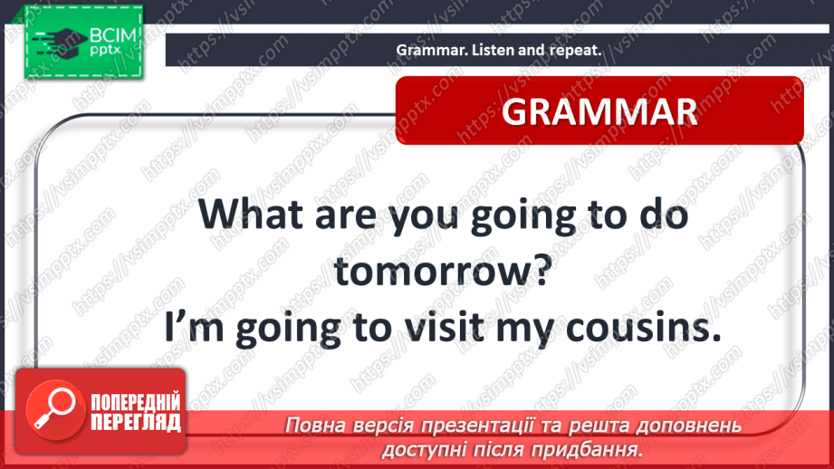 №080 - Let’s welcome to holidays! Our World. “Is he/she going to …?”, “Yes, he/she is”, “No, he/she isn’t”, “Are you/they going to …”, “Yes, we/they are”, “No, we/they aren’t”12