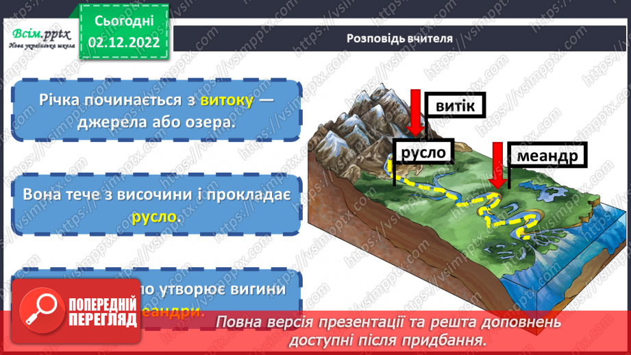 №16 - Будова річки. Виготовляємо макет річки з пластичних матеріалів.5