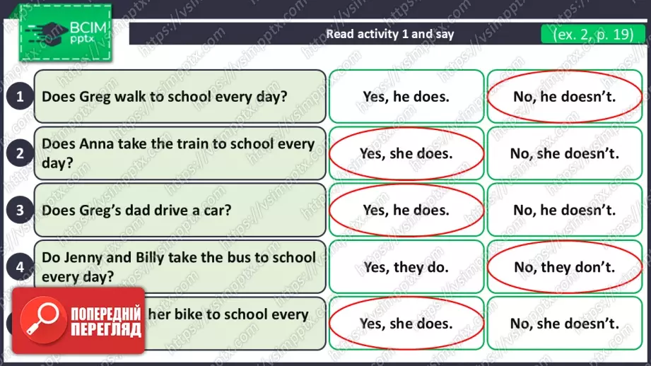 №013 - Як ми дістаємося до школи. Розвиток навичок читання, сприймання на слух та говоріння. How we get to school.16 №013 - Як ми дістаємося до школи. Розвиток навичок читання, сприймання на слух та говоріння. How we get to school.16