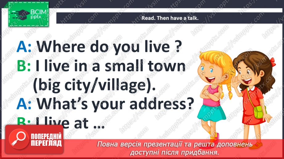 №020 - My homeplace. “I live in/at …”, “He/she lives in/at …”14