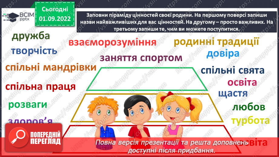 №02 - Цінності у житті людини. Родинні та народні цінності.14