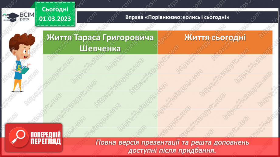 №094 - Навіки в пам’яті народній. Андрій М’ястківський «Вірші Тараса Шевченка». Театралізація оповідання.21