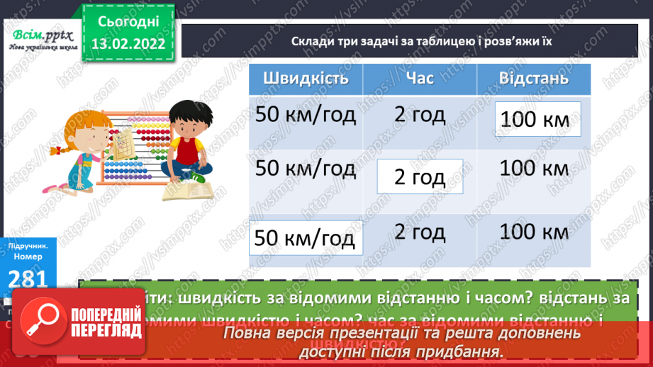 №111-112 - Формули швидкості, відстані, часу. . Розв’язування виразів.15