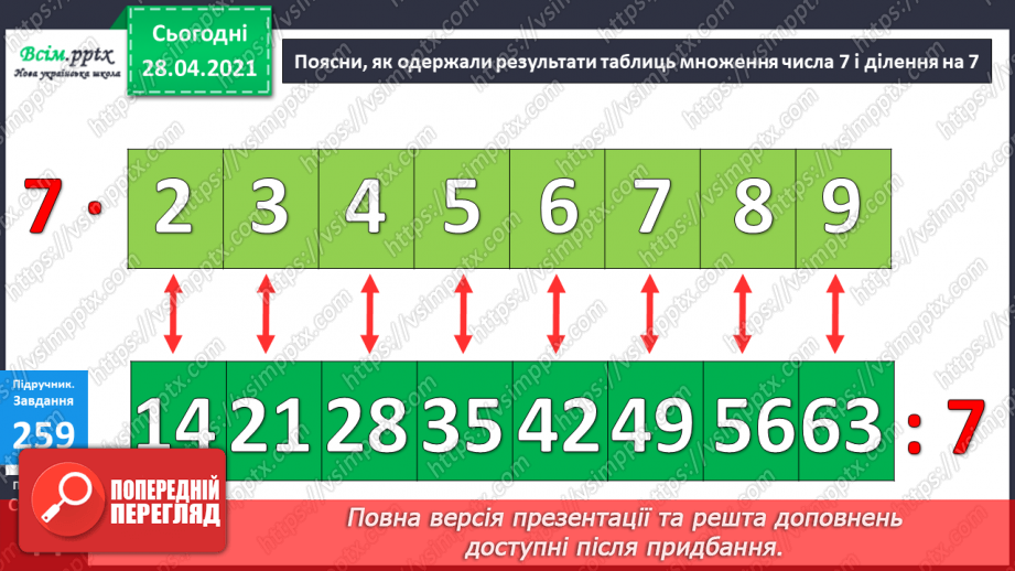 №027 - Таблиці множення числа 7 і ділення на 7. Розв’язування та порівняння задач. Побудова квадрата за його периметром.13 №027 - Таблиці множення числа 7 і ділення на 7. Розв’язування та порівняння задач. Побудова квадрата за його периметром.13
