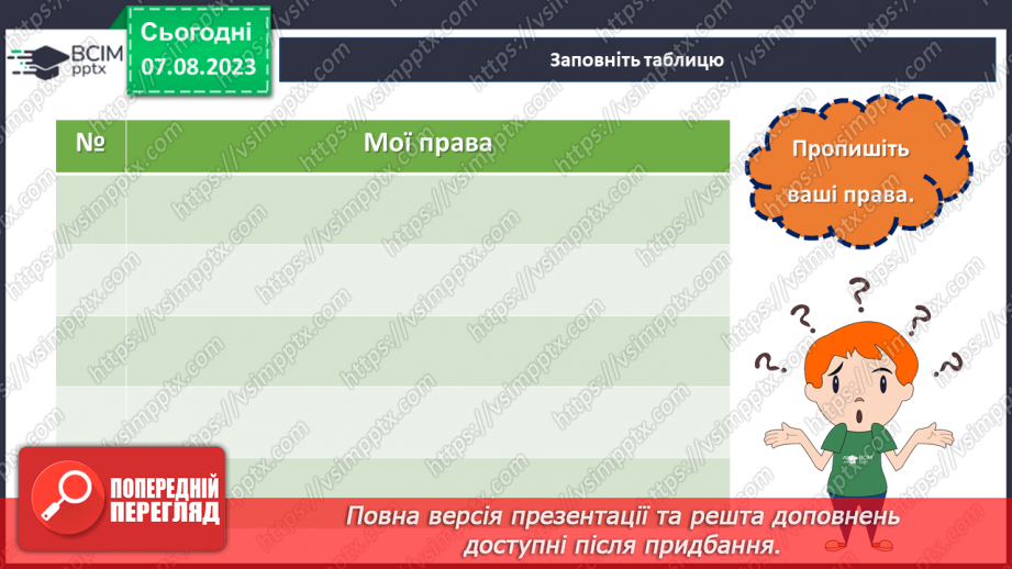 №29 - Права та обов'язки підлітків: що означає бути відповідальним громадянином?23