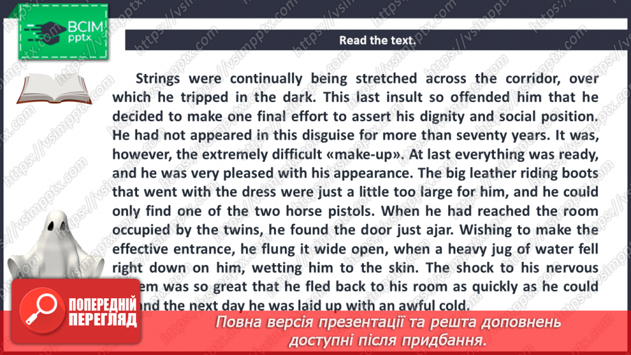 №064 - Literature Club. “The Canterville Ghost” (chapter IV) by Oscar Wilde.11