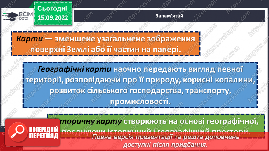 №05 - Карти, котрі розповідають про минуле й сьогодення. Навіщо потрібні історичні карти?11