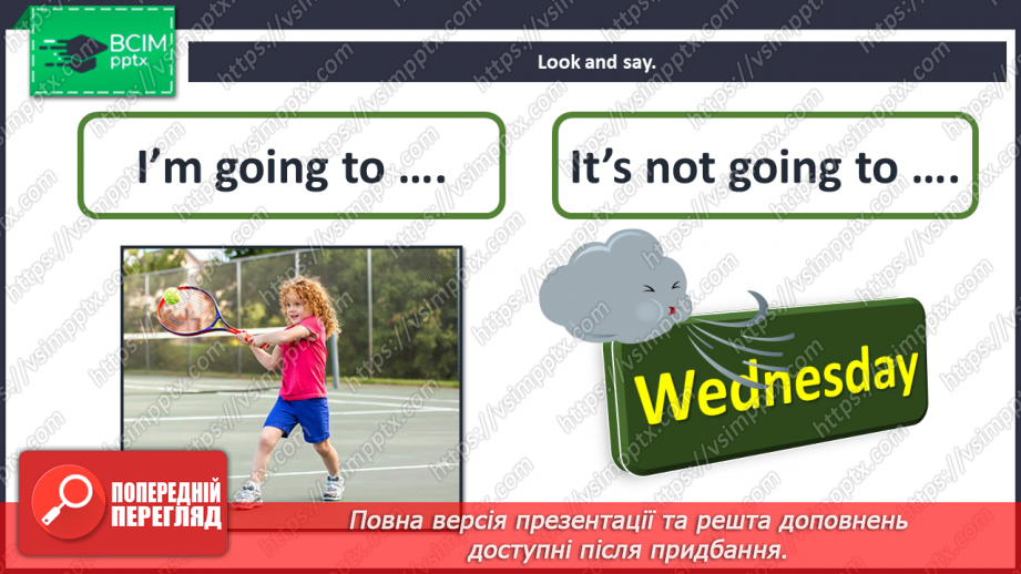 №050 - Holiday plans.  “I’m going to …”, “it’s not going to …”11 №050 - Holiday plans.  “I’m going to …”, “it’s not going to …”11