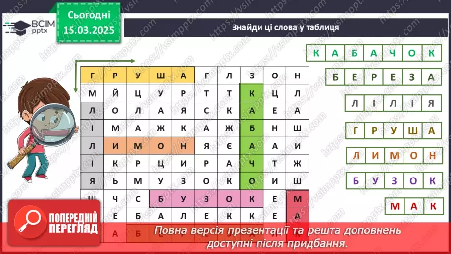 №080 - Будова рослин. Форма листя.24 №080 - Будова рослин. Форма листя.24