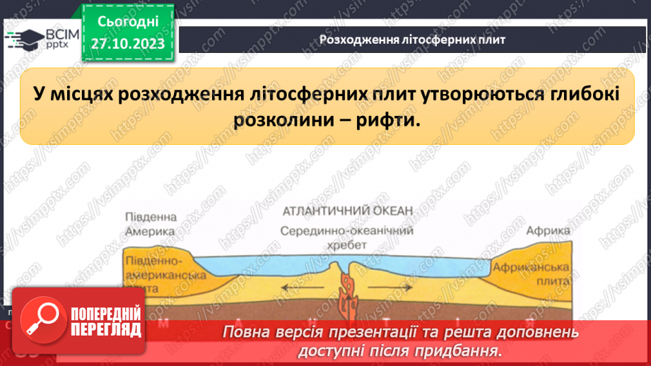 №20 - Рухи літосферних плит. Моделювання руху літосферних плит.15