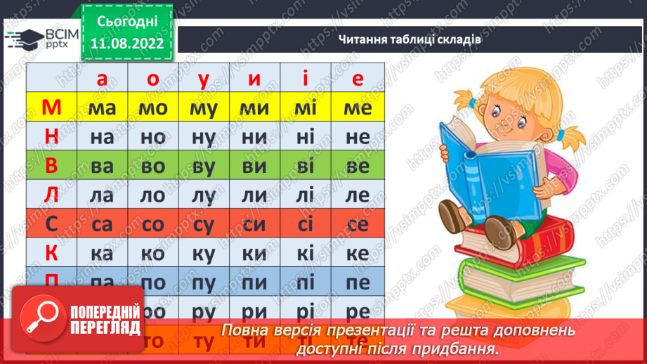 №001 - Знову школа зустрічає нас. Ознайомлення з підручником. Наталія Тріщ «Вересень-школярик». с .44