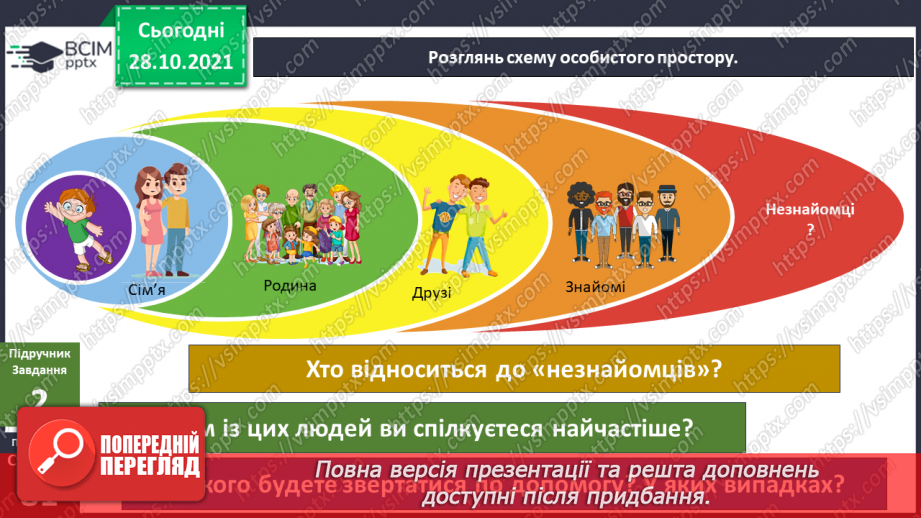 №033 - Де межі мого особистого простору? Створення схеми «Мій особистий простір».6 №033 - Де межі мого особистого простору? Створення схеми «Мій особистий простір».6