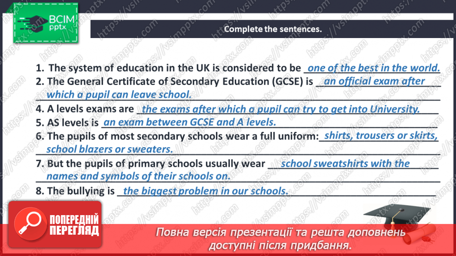 №056 - Education System in the UK. Bullying.9