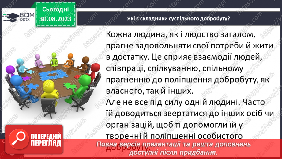 №02 - Добробут громади і умови життя. Складники суспільного добробуту.3