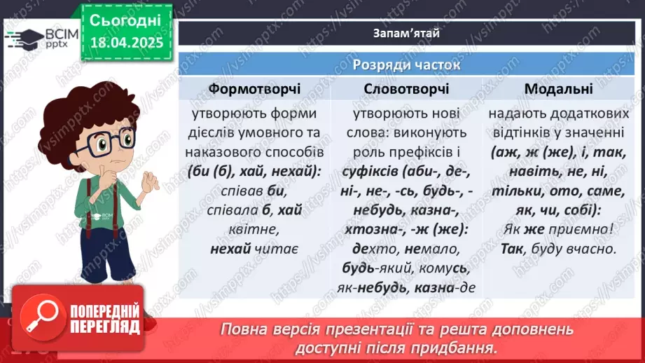 №092 - Частка як службова частина мови9 №092 - Частка як службова частина мови9
