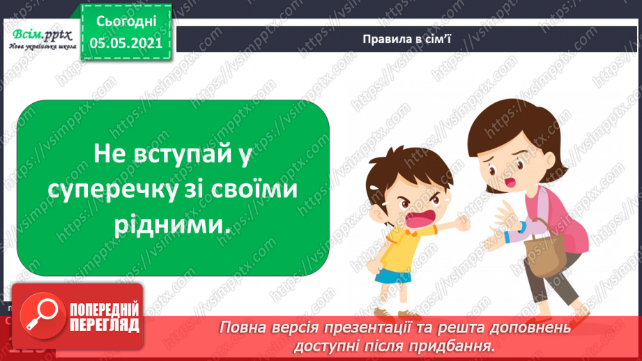 №081 - Ти і твоя родина. Правила поведінки в сім’ї21