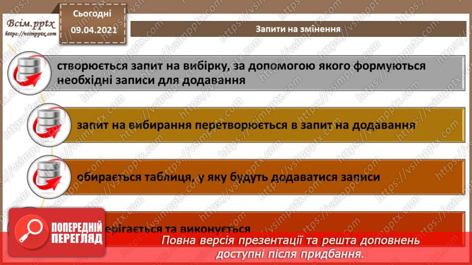 №017 - Тема. Запити на змінення.15 №017 - Тема. Запити на змінення.15