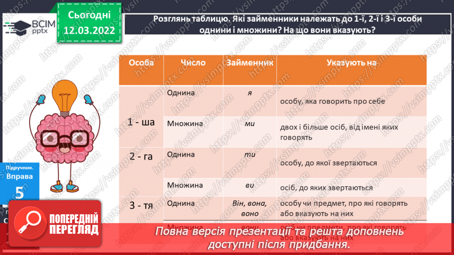 №092 - Навчаюся визначати особові займенники, ставити до них питання.6