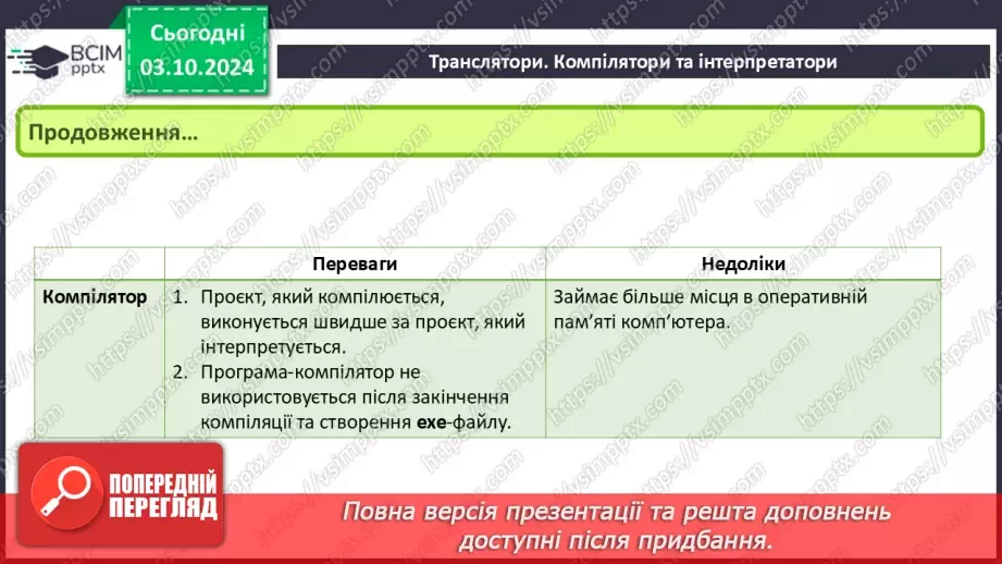 №13 - Алгоритми та комп’ютерні програми. Інтерфейс користувача. Мови програмування.28