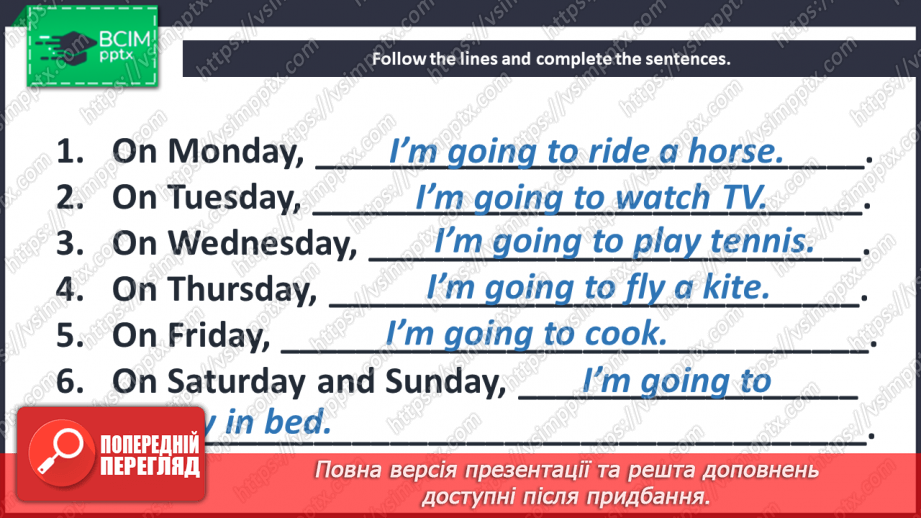 №050 - Holiday plans.  “I’m going to …”, “it’s not going to …”19 №050 - Holiday plans.  “I’m going to …”, “it’s not going to …”19
