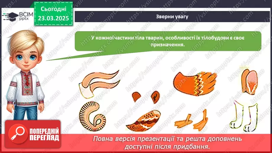 №083 - Частини тіла тварин. Хто великий?5 №083 - Частини тіла тварин. Хто великий?5
