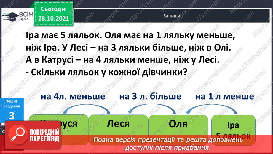 №032 - Поняття  «іменоване  число». Дії  над  іменованими  числами, вираженими  в  одиницях  довжини  двох  найменувань. Перетворення  «мішаного»  іменованого  числа  у  звичайне.29