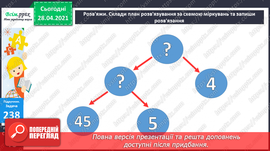 №025 - Задачі на знаходження четвертого пропорційного. Побудова квадрата. Порівняння виразів.16