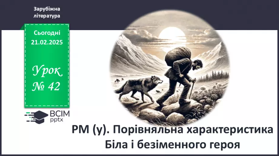 №42 - РМ (у). Порівняльна характеристика Білла і безіменного героя.0