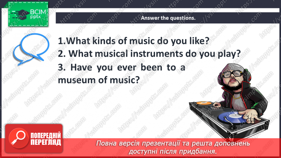 №033 - Styles of Music. Musical Instruments.13 №033 - Styles of Music. Musical Instruments.13