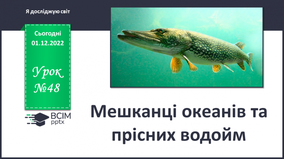 №048 - Мешканці океанів та прісних водойм.0