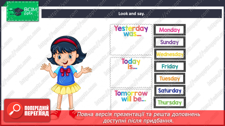 №037 - Days of the week. Introduction and activation of new vocabulary.9