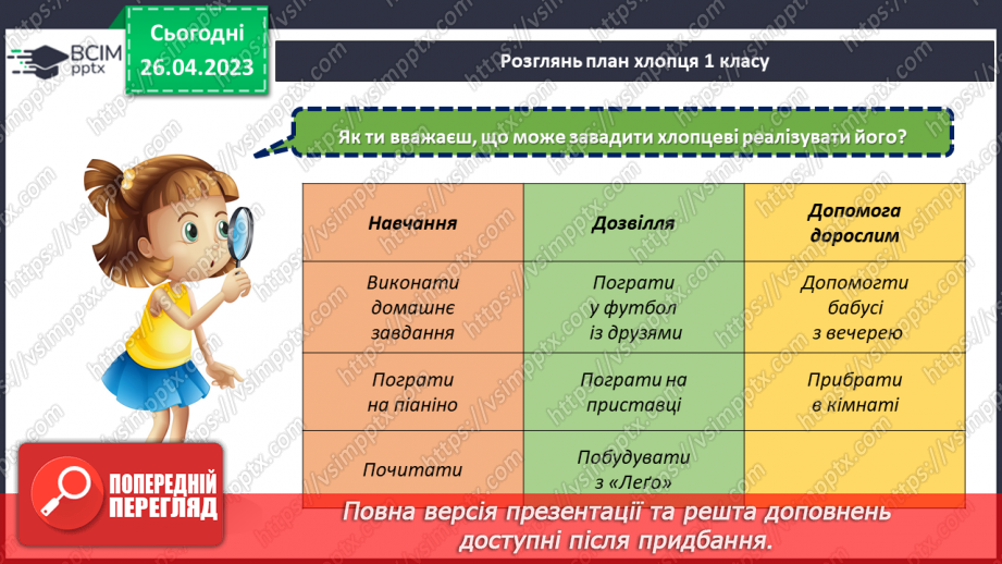 №0099 - Режим дня школяра. Режим дня дитини влітку.18