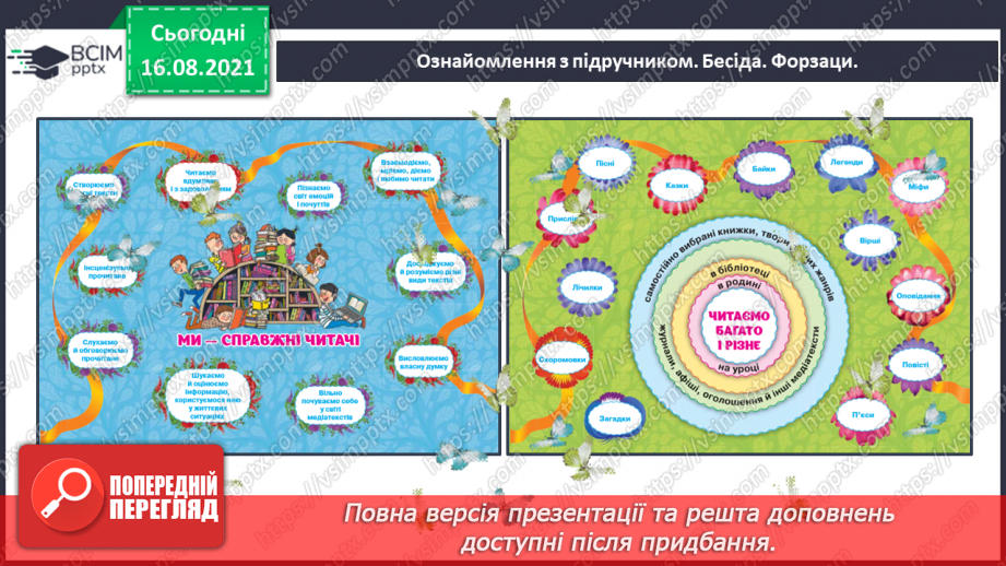 №001 - Знайомство з новим підручником. Вступ до розділу. Осінній настрій. Ліна Костенко. Вже брами літа замикає осінь...3