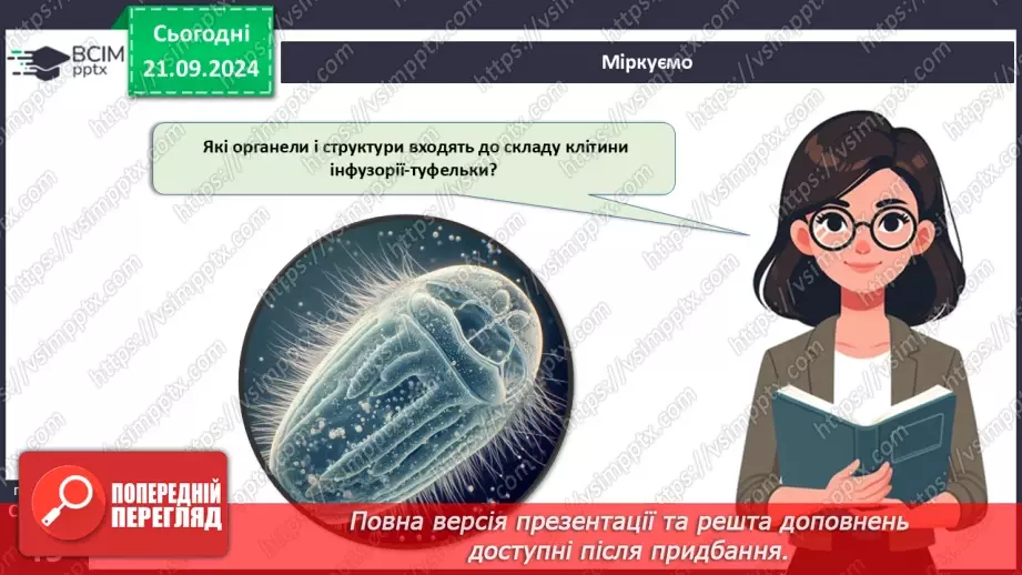 №13 - Особливості будови одноклітинних еукаріотів.17 №13 - Особливості будови одноклітинних еукаріотів.17