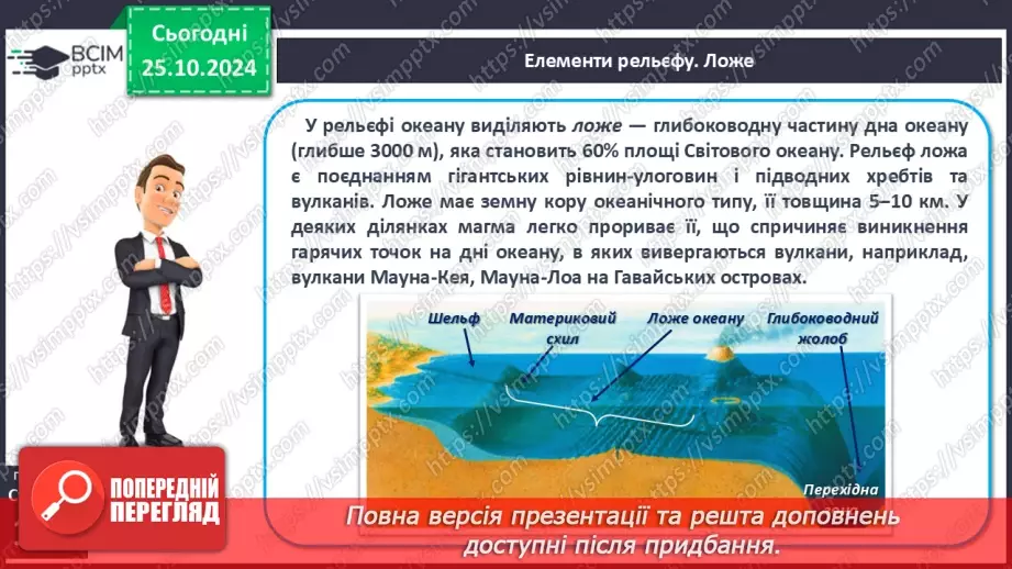 №20 - Рельєф дна Світового океану13