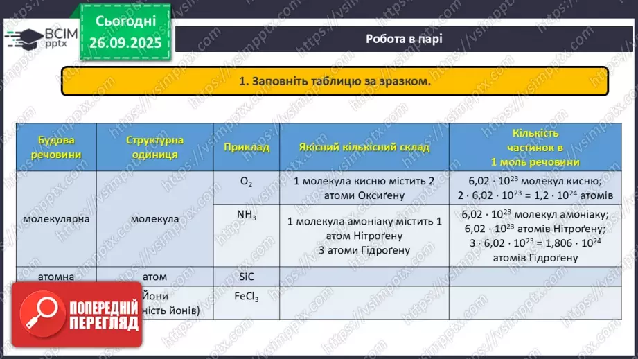 №11 - Кількість речовини.16 №11 - Кількість речовини.16