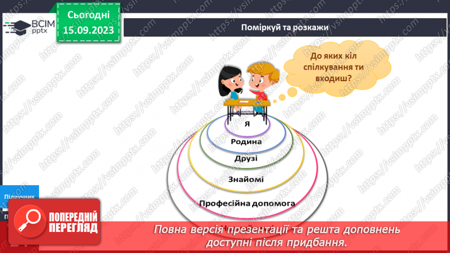 №029 - Мій особистий простір. Кола спілкування6