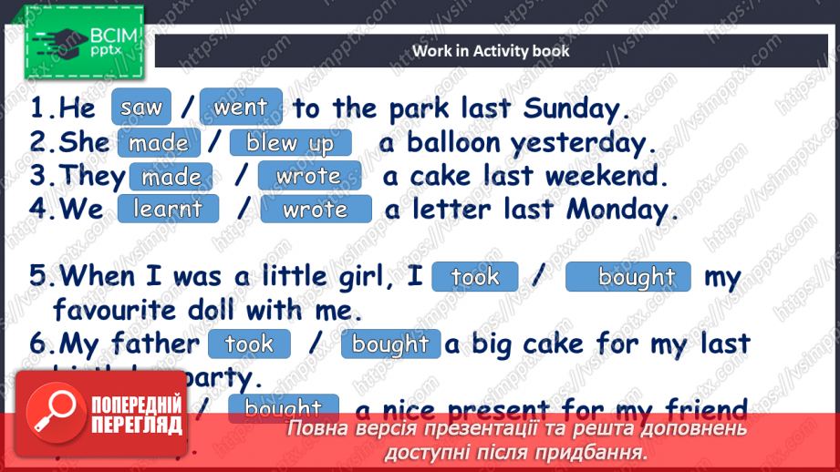№077 - Regular and Irregular Verbs4