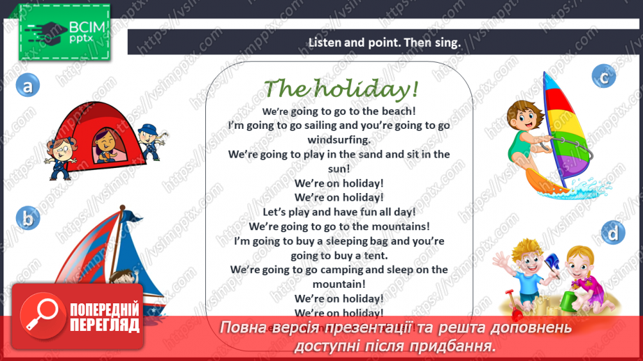 №078 - Let’s welcome to holidays! “I am going to …”, “He/she is going to …”, “We/they are going to …”13