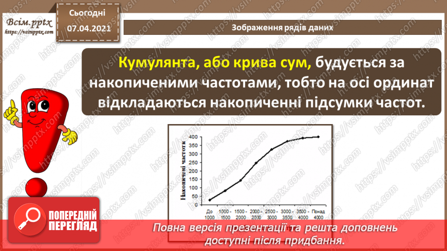 №29 - Інтерпретування даних у вигляді діаграм. Вибір типу та побудова діаграм. Зображення рядів даних18