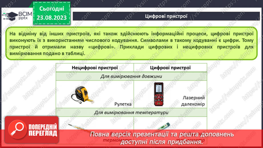 №01 - Інструктаж з БЖД. Цифрові пристрої. Використання цифрових пристроїв і технологій для реалізації інформаційних процесів.7