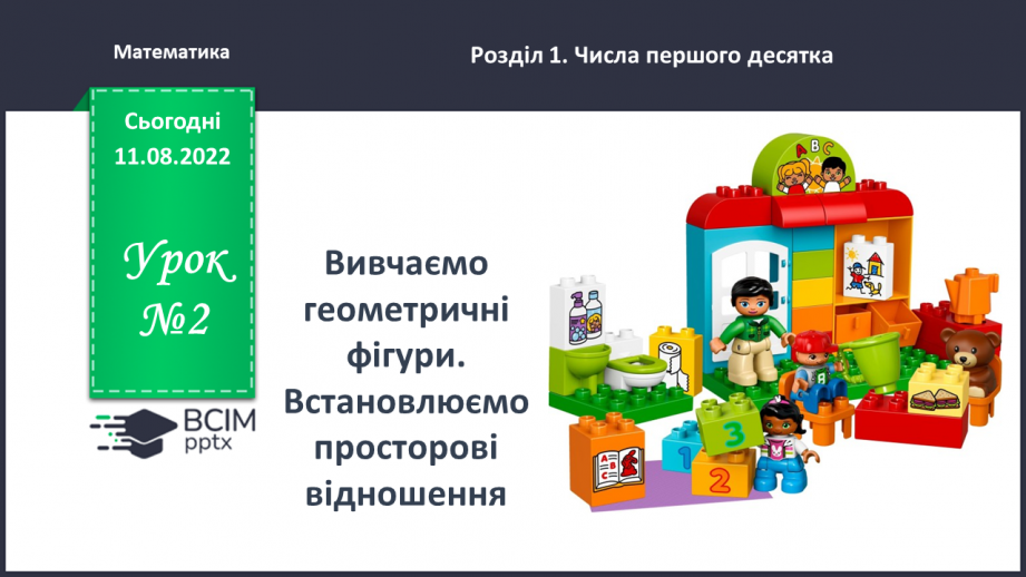 №0002 - Вивчаємо геометричні фігури. Встановлюємо просторові відношення: точка, пряма, крива.0