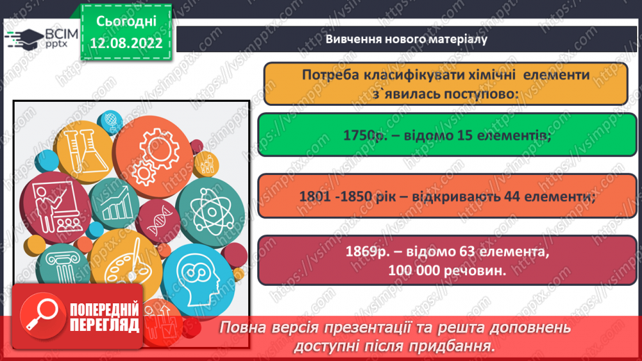 №04 - Будова атома. Короткі історичні відомості про спроби класифікації хімічних елементів.5