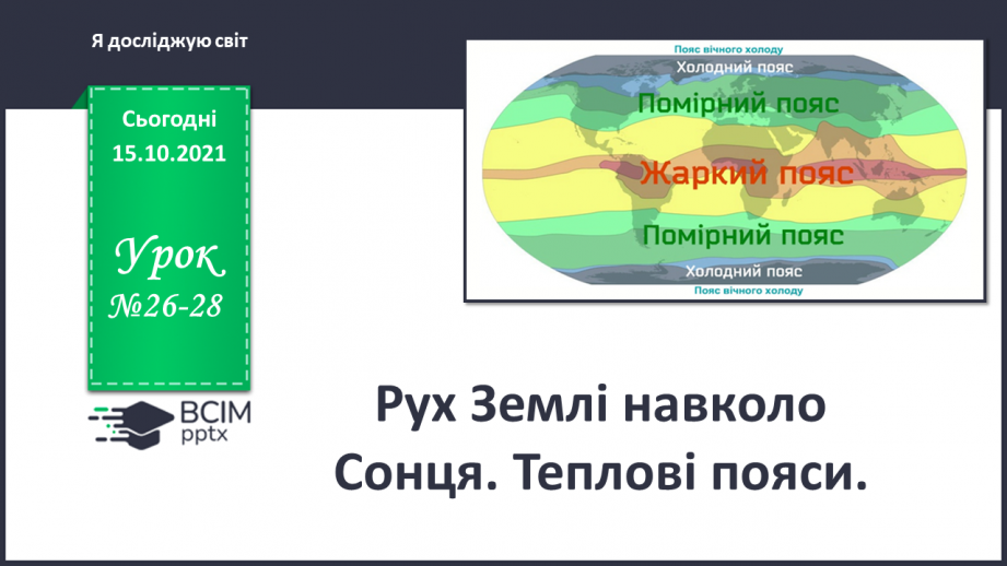 №026-28 - Рух Землі навколо Сонця. Теплові пояси0 №026-28 - Рух Землі навколо Сонця. Теплові пояси0